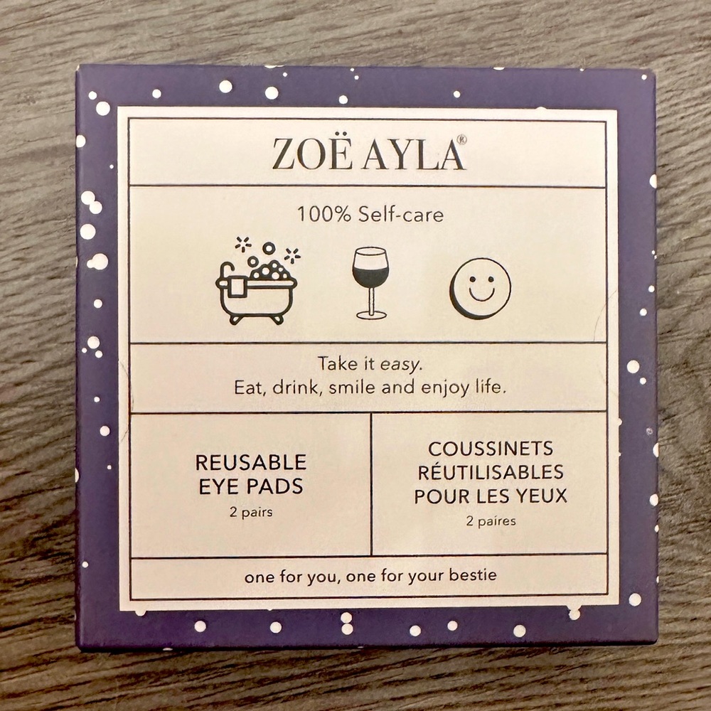NEW IN BOX - Zoë Ayla Reusable Eye Pads